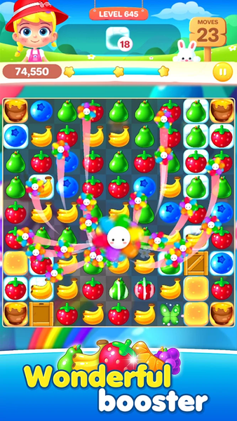 Fruit Candy Puzzle - Gameplay image of android game