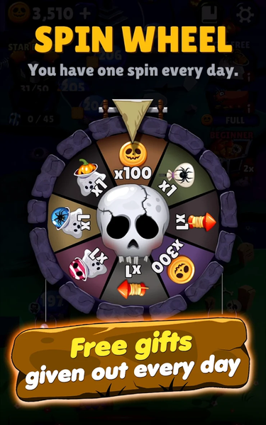 Witch Match Puzzle : Halloween - Gameplay image of android game