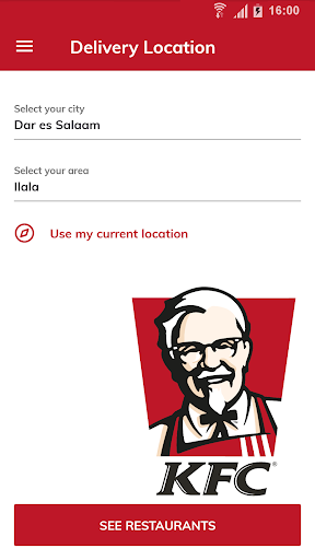 KFC Delivery - Africa - Image screenshot of android app