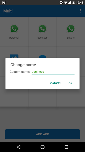 Multi-multiple accounts app - عکس برنامه موبایلی اندروید