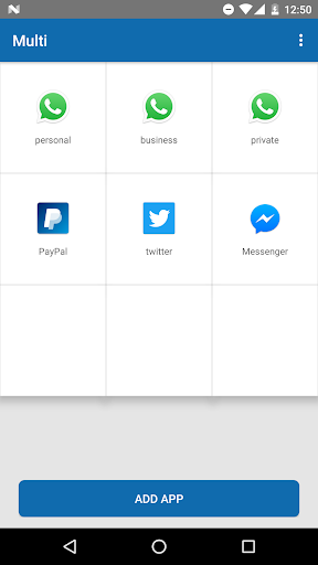 Multi-multiple accounts app - عکس برنامه موبایلی اندروید