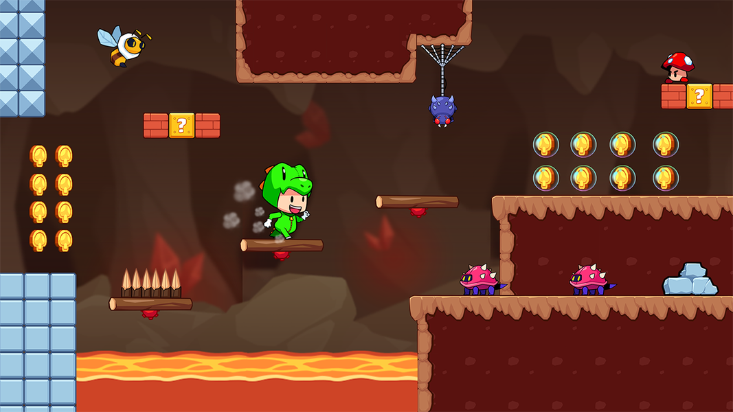 Meno's World Running Adventure - Gameplay image of android game