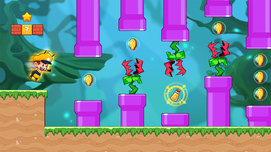 Meno's World Running Adventure - عکس بازی موبایلی اندروید