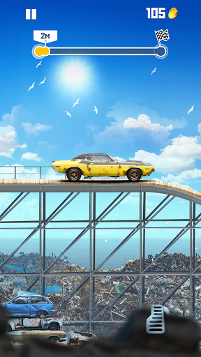 Jump The Car - Gameplay image of android game