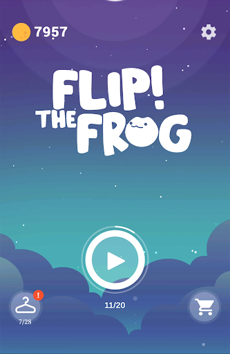 Flip! the Frog - Fun Arcade - Gameplay image of android game