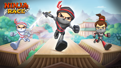 Ninja Race - Fun Run Multiplayer - Gameplay image of android game