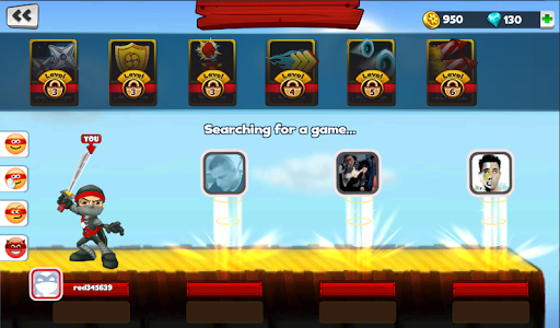 Ninja Race - Fun Run Multiplayer - Gameplay image of android game