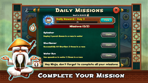 Ninja Race - Fun Run Multiplayer - Gameplay image of android game