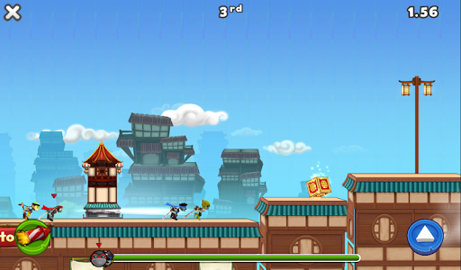 Ninja Race - Fun Run Multiplayer - Gameplay image of android game