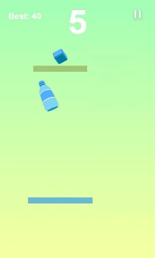 Flip Water Bottle - Gameplay image of android game