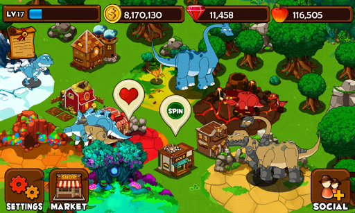Dino Island - Gameplay image of android game