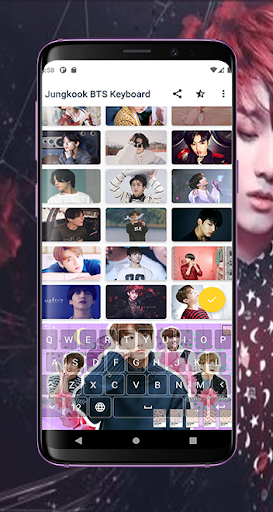 BTS Jungkook Keyboard Theme - عکس برنامه موبایلی اندروید