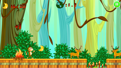 Jungle Monkey Run - Gameplay image of android game