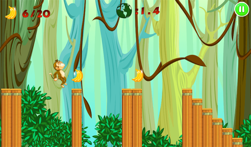 Jungle Monkey Run - عکس بازی موبایلی اندروید