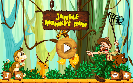 Jungle Monkey Run - عکس بازی موبایلی اندروید