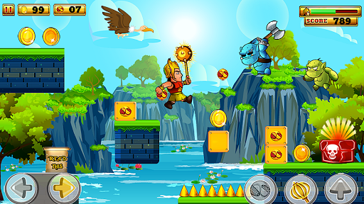 Jungle King Adventure Run - Gameplay image of android game