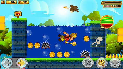 Jungle King Adventure Run - Gameplay image of android game