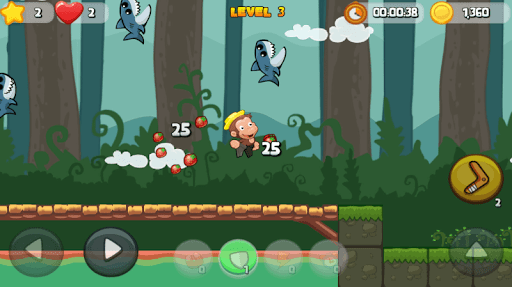 Banana Adventure Rush - Gameplay image of android game