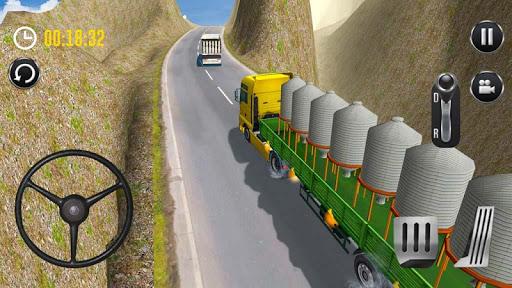 Uphill Cargo Driver 3D - Gameplay image of android game