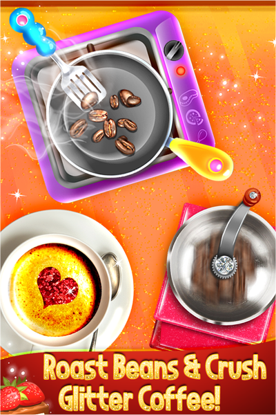 Glitter Food - Kids Cafe - عکس بازی موبایلی اندروید