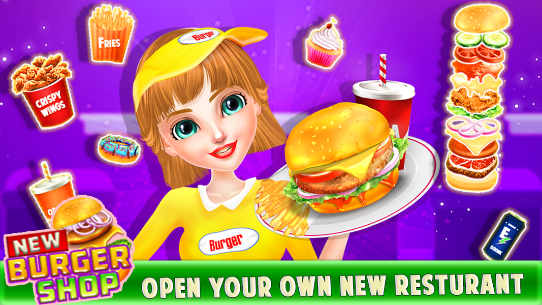 My Burger Shop - Fast Foods - عکس بازی موبایلی اندروید