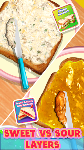 Peanut Butter Jelly Sandwich - Image screenshot of android app
