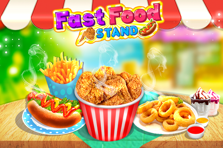 JOGO STREET FOOD STAND COOKING  JOGO DE FAZER COMIDA 