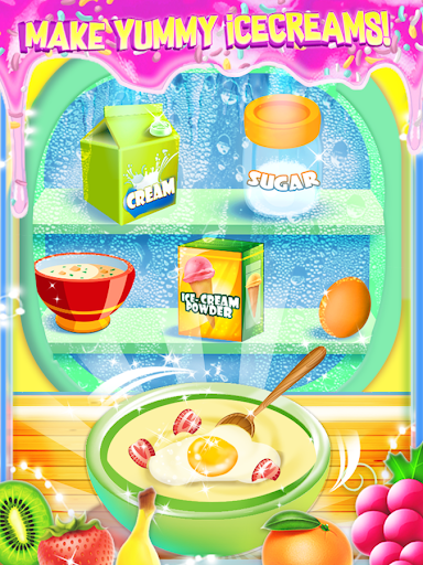 Ice Cream Cooking - Ice Cream Maker Game - Gameplay image of android game