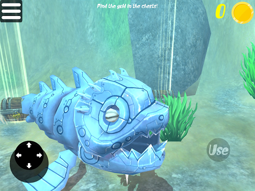 FEEDING AND GROW - 3D FISH - Gameplay image of android game