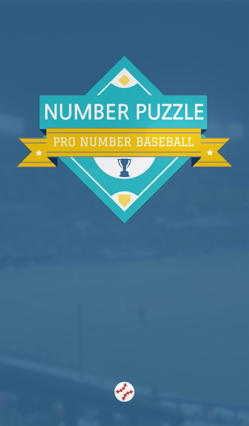 Number Puzzle Baseball - Gameplay image of android game