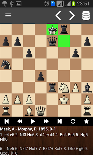 Chess PGN reader - Gameplay image of android game
