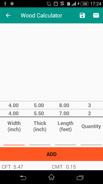 Wood Calculator - عکس برنامه موبایلی اندروید