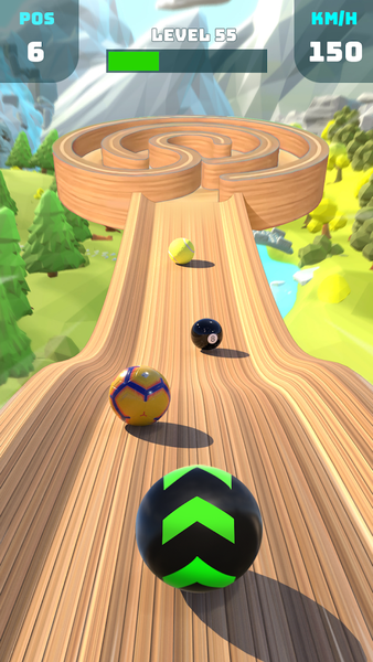 Racing Ball Master 3D - Gameplay image of android game