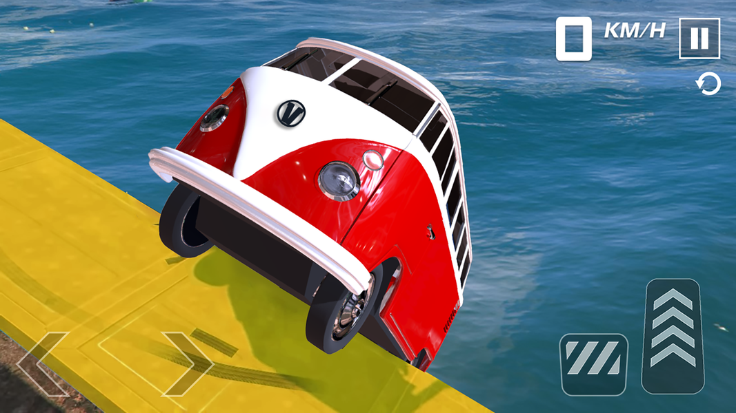 Bus Simulator: Ramp Stunt - Gameplay image of android game