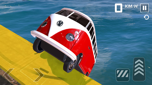 Bus Simulator: Bus Stunt - Gameplay image of android game