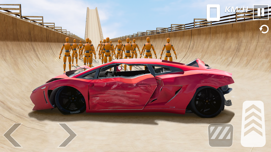 Smashing Car Compilation Game - Gameplay image of android game