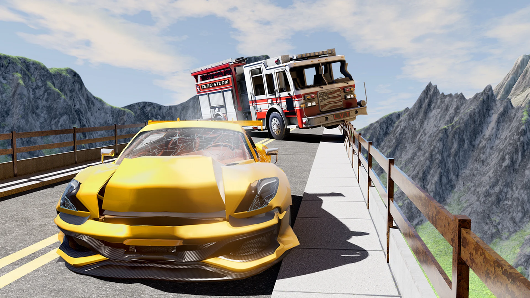 Mega Car Crash Simulator - عکس بازی موبایلی اندروید