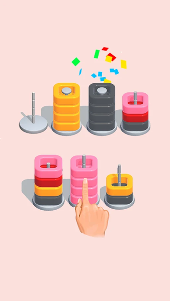 Hoop Sort Puzzle - عکس بازی موبایلی اندروید