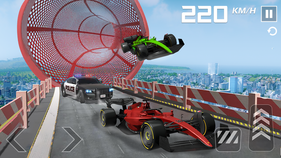 Formula Car Stunt Games - Gameplay image of android game