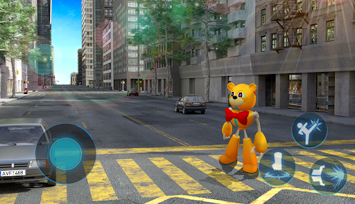 Bear Rope Hero, Security City - Image screenshot of android app