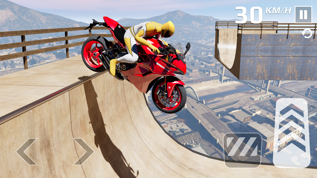 GT Moto Stunt 3D: Driving Game - عکس بازی موبایلی اندروید