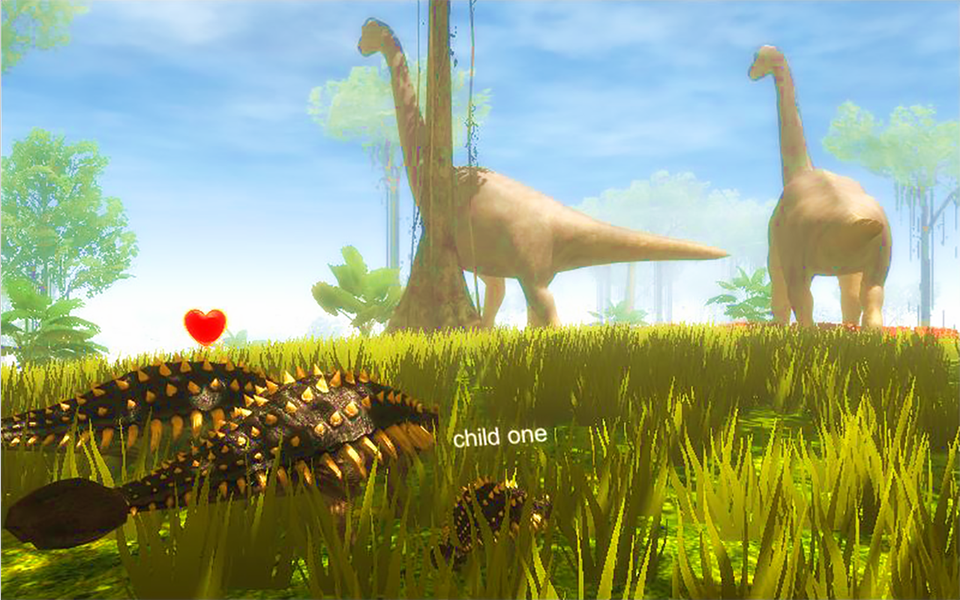 Ankylosaurus Dino Simulator - عکس بازی موبایلی اندروید