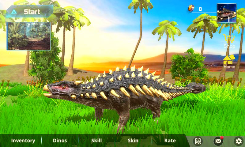 Ankylosaurus Simulator - عکس بازی موبایلی اندروید