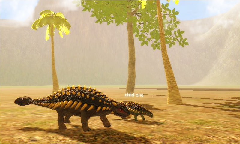 Ankylosaurus Dino Simulator - عکس بازی موبایلی اندروید