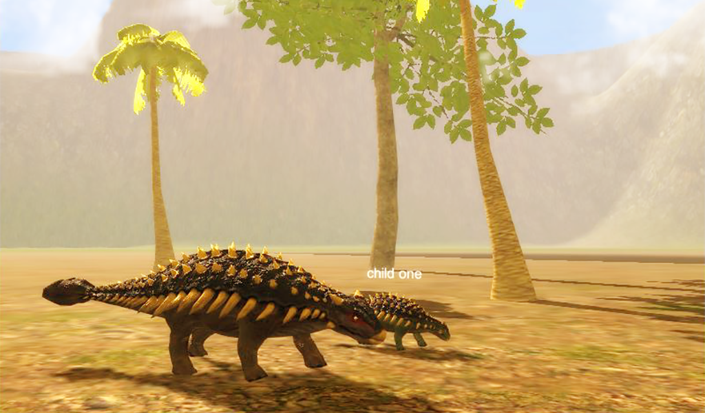 Ankylosaurus Dino Simulator - عکس بازی موبایلی اندروید