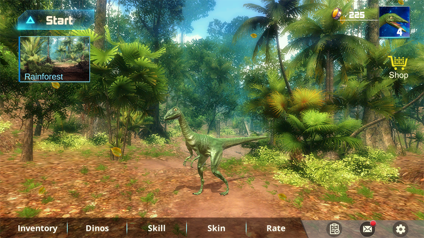 Compsognathus Simulator - Gameplay image of android game