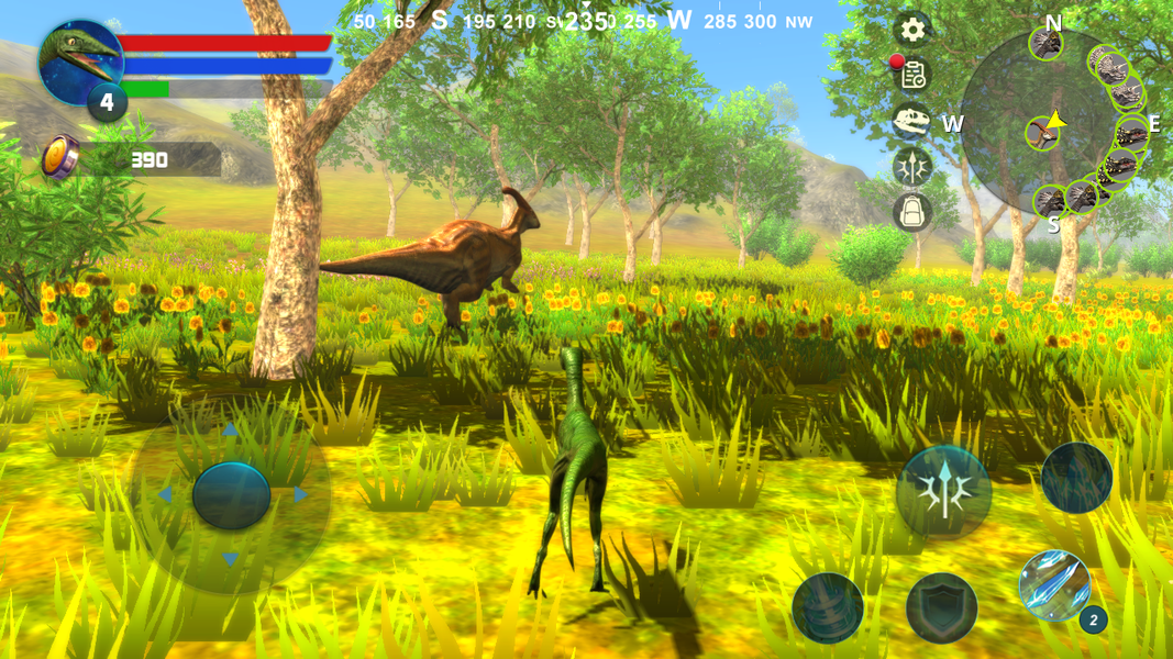Compsognathus Simulator - Gameplay image of android game