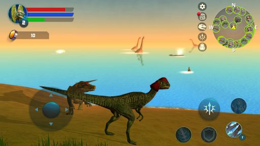 Dilophosaurus Dino Simulator - Gameplay image of android game