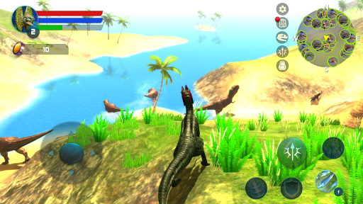 Dilophosaurus Simulator - Gameplay image of android game