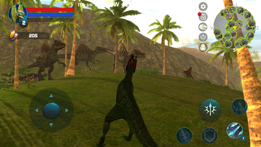 Dilophosaurus Dino Simulator - Gameplay image of android game